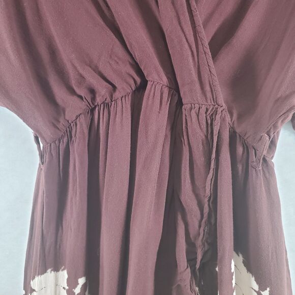 XS Young Fabulous & Broke Isla Dress Tie Dye Wrap Beach Maxi Swimsuit Cover Up - Picture 8 of 10